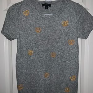 J Crew Pretzel tee